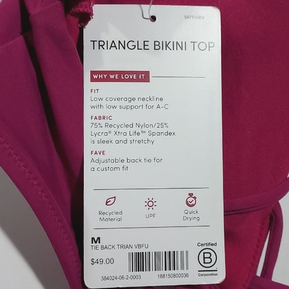 Athleta Fuchsia Bikini - Picture 8 of 15